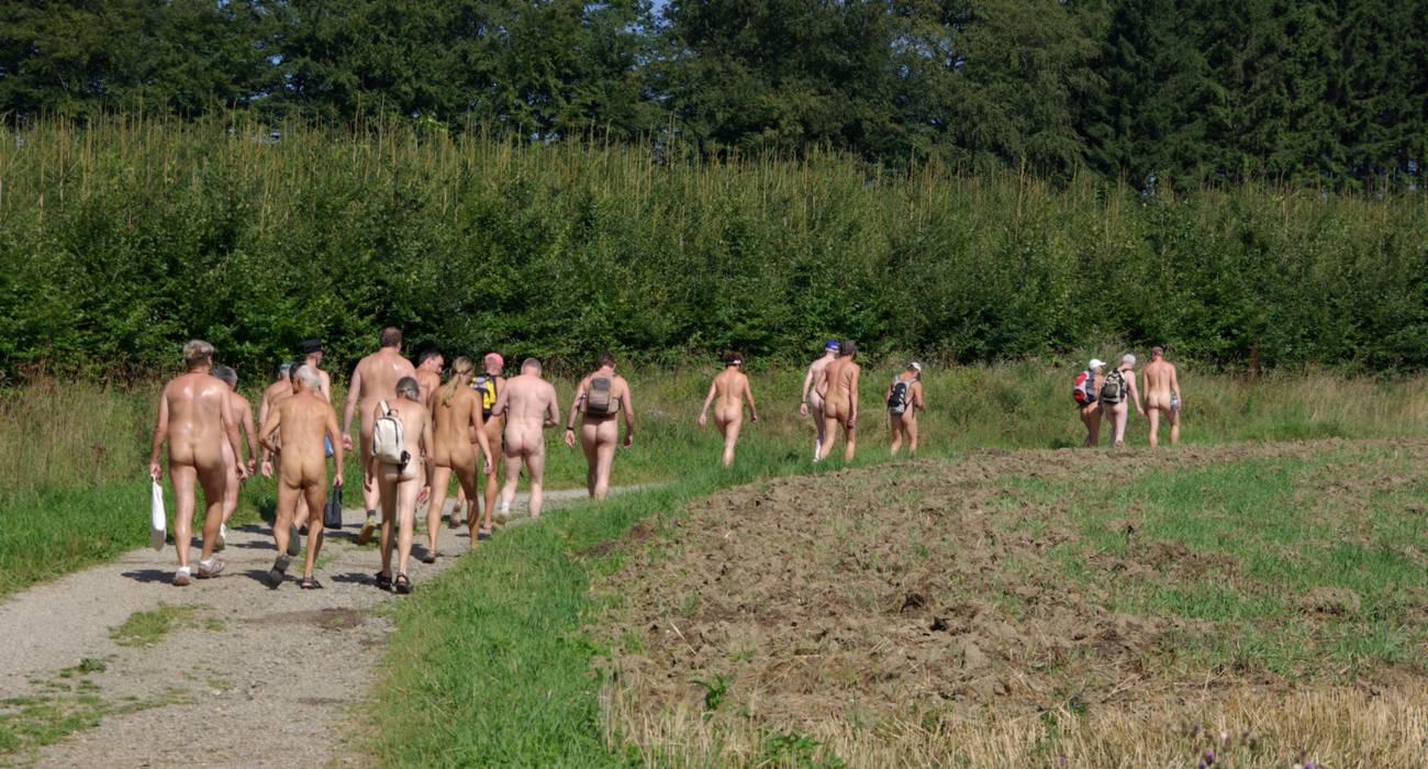 Bild 11: Unter den Wanderern war auch ein Bundeswehr-Kamerad, mit dem ich vor 40 Jahren in einer Kompanie war