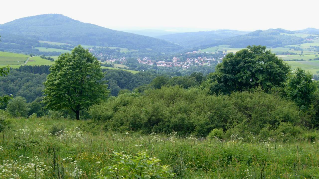 Bild 7: Hin und wieder öffnete sich der Blick ins weite Land