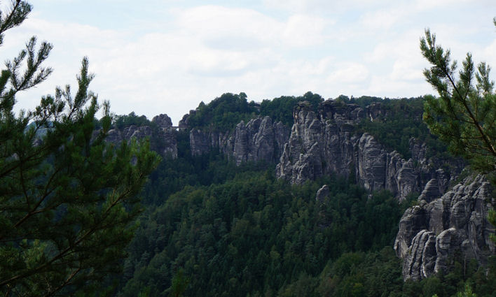 Blick zur Bastei