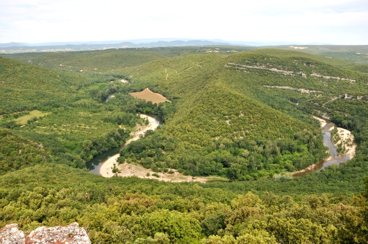 Die Cèze hat die Landschaft gestaltet