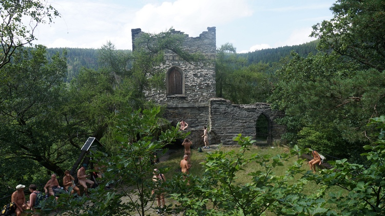 Am Eberstein gab es eine Rast