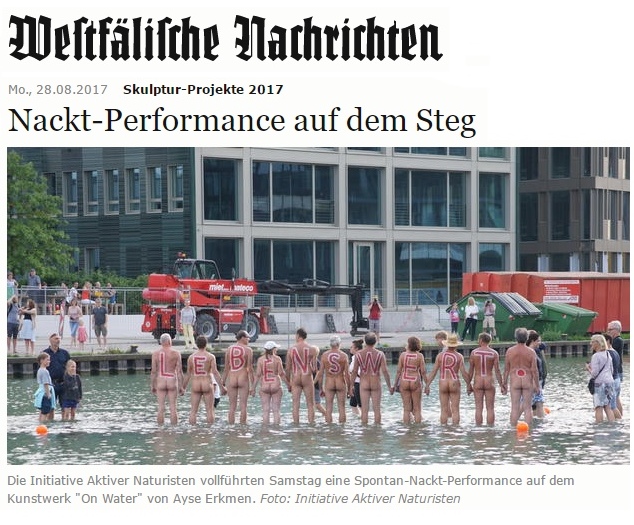 Bericht in der Zeitung Westfälische Nachrichten