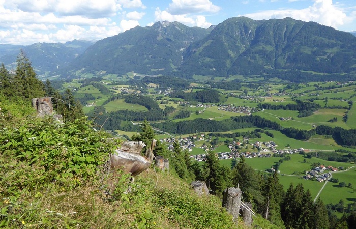 Freier Blick ins Tal