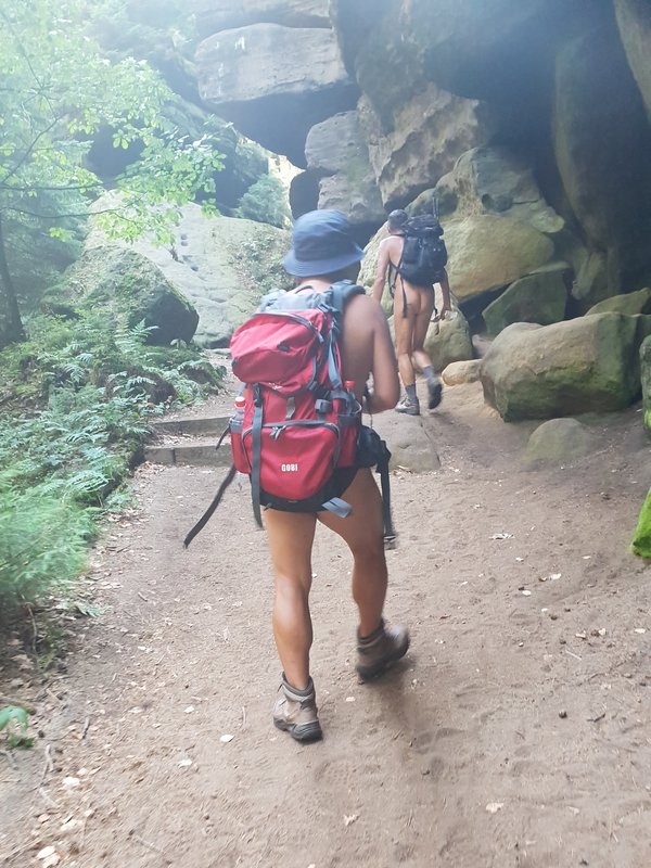 20180809 Aufstieg in neblig feuchter Luft 20180809 Aufstieg in neblig feuchter Luft