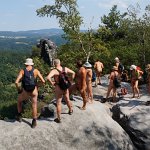 [de]Auf den Schrammsteinen[en]On the Schrammsteinen