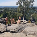 [de]Oben angekommen - jetzt eine Stärkung![en]Arrived at the top - now a refreshment!