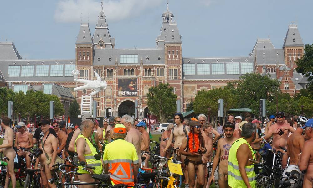 WNBR Amsterdam: Der Museumplein - der Platz hinter dem Rijksmuseum