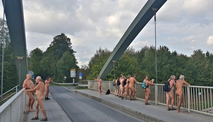 20180915 Von der Kanalbrücke aus hat man eine gute Übersicht 20180915 Von der Kanalbrücke aus hat man eine gute Übersicht