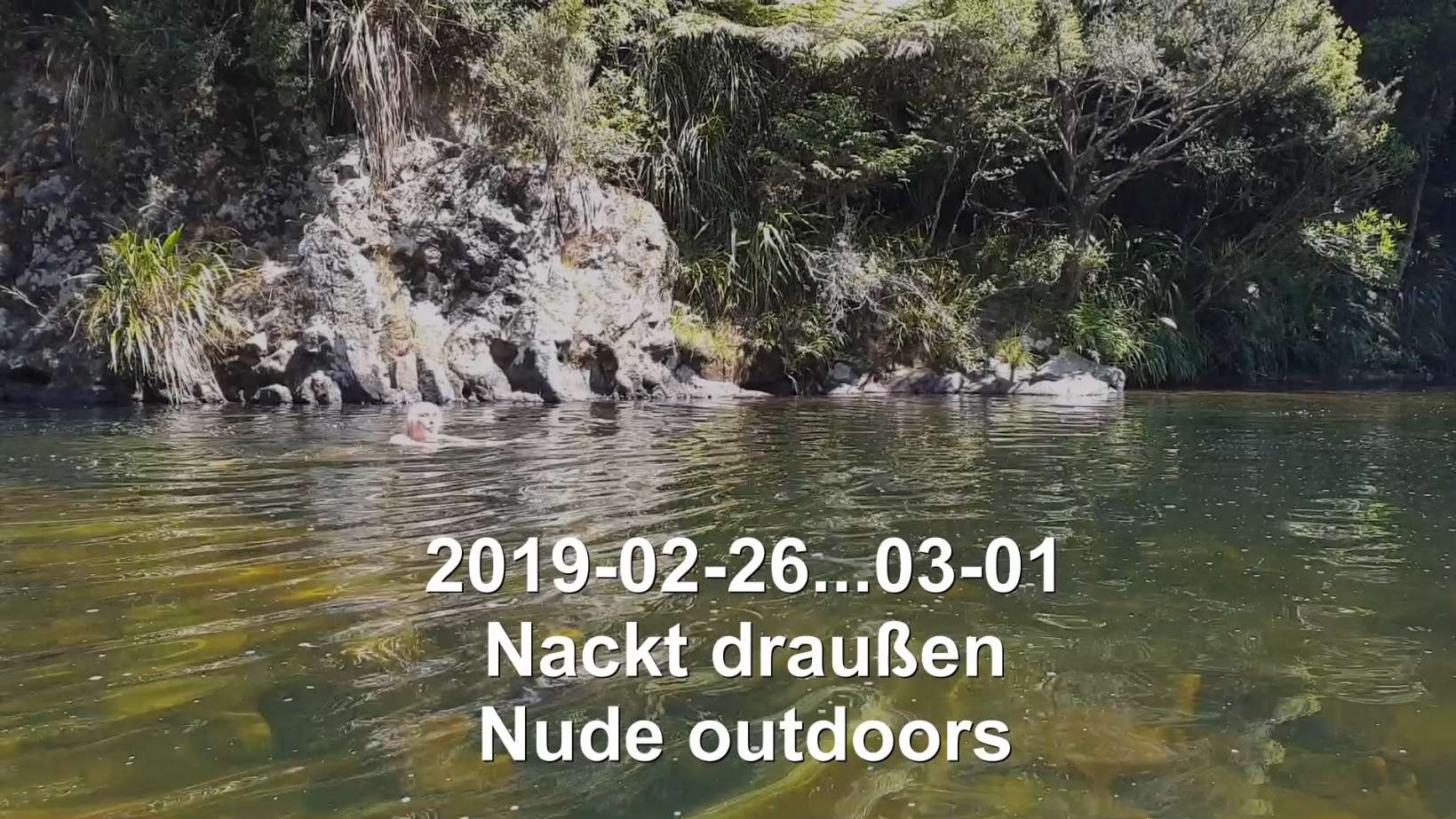 Wir wanderten und badeten … (Video)