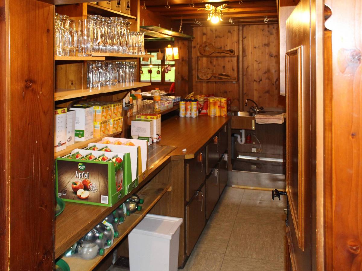 Im Küchenschrank lagern die Reserven