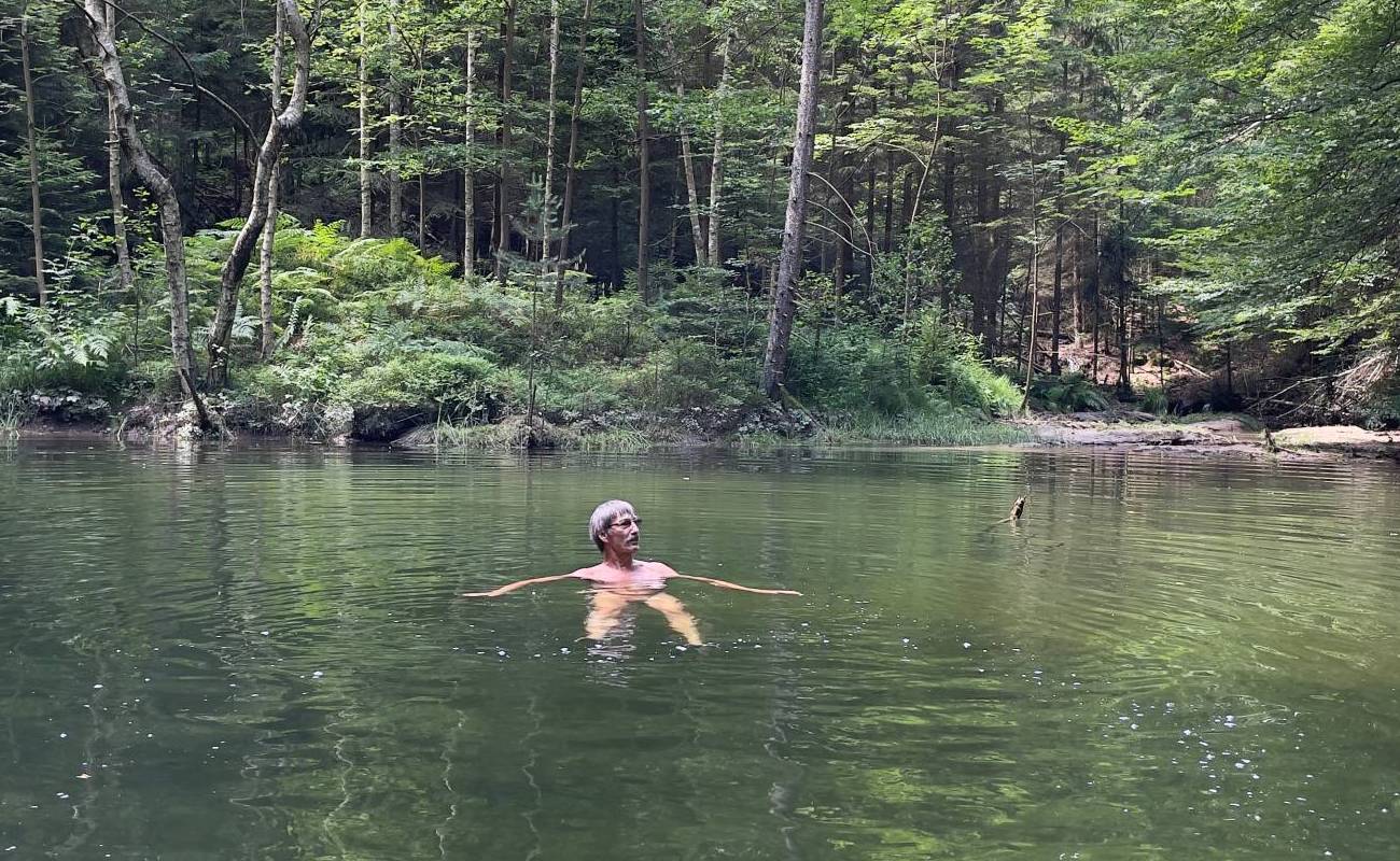 Pause am See oder Pause im See