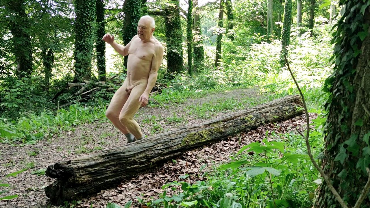 Erster Versuch: Balance verloren nach der halben Länge...