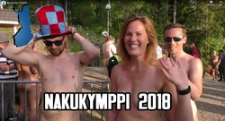 Nackter Wettlauf (Nakukymppi) in Finnland