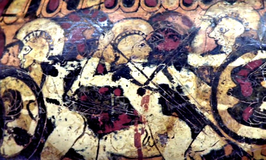 Die Phalanx ist eine Kampftaktik, die die Griechen entwickelt haben. Die Phalanx ist eine Kampftaktik, die die Griechen entwickelt haben.<!-- START: ConditionalContent --> Die Soldaten kämpfen eng nebeneinander, und jeder Krieger schützt mit dem Schild in seiner Linken auch seinen Nachbarn, während er mit der Rechten die Waffe führt.<!-- END: ConditionalContent --> Wikimedia, Lizenz Creative Commons