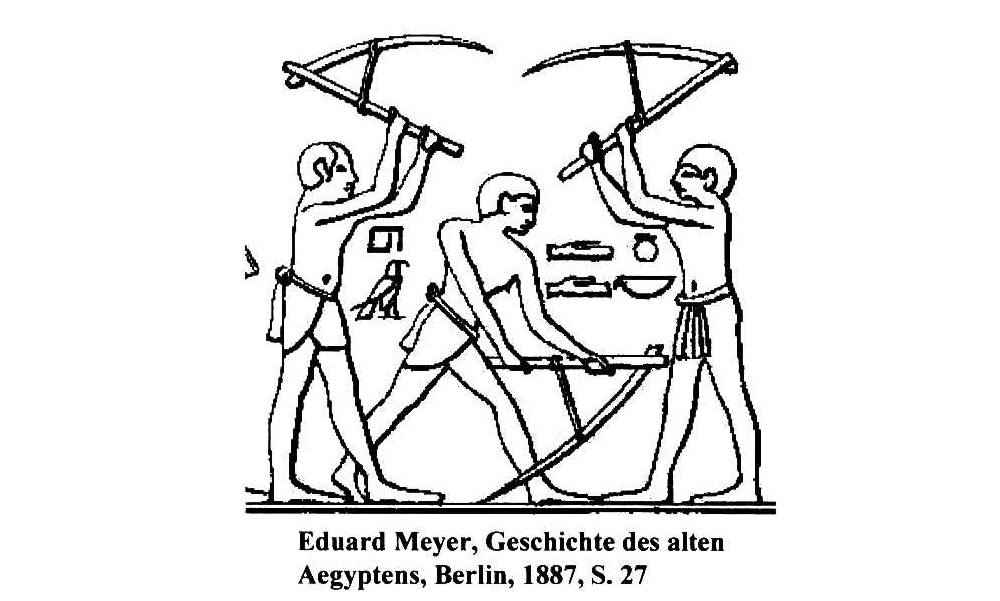 Gefälschte Konturenzeichnung von 1887 im Buch von Eduard Meyer Gefälschte Konturenzeichnung von 1887 im Buch von Eduard Meyer