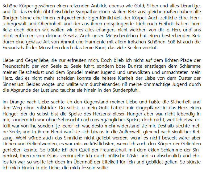 Augustinus, Bekenntnisse